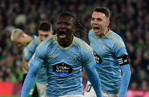 Joseph Aidoo grabbed the late winner for Celta Vigo