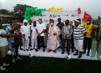 The commissioning ceremony of the Mamprobi Astroturf