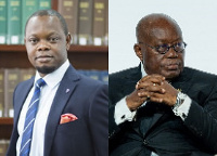 Nana Addo Dankwa Akufo-Addo (right) and Dr Justice Srem-Sai (left)