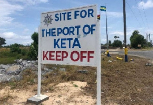 A land has been allocated for the proposed Keta Port