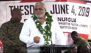 Former President, Jerry John Rawlings