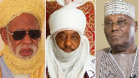 Sheikh Dahiru, Emir Mohammed Sanusi, Atiku Abubakar