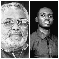 The late J.J Rawlings and Gabriel Awuah Mainoo