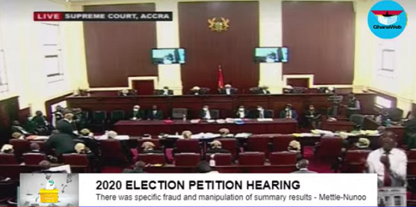 Supreme Court is hearing the 2020 election petition