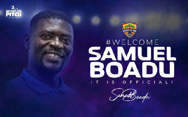 Accra Hearts of Oak new coach, Samuel Boadu