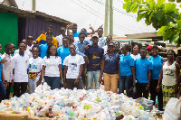 Voltic Ghana organised a community awareness and buy-back programme in Glefe