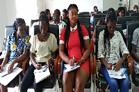 A cross-section of some tertiary students at the forum