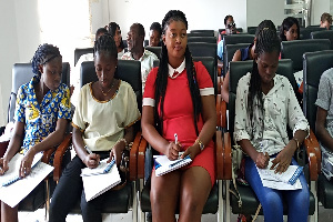 A cross-section of some tertiary students at the forum