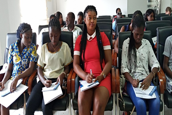 A cross-section of some tertiary students at the forum