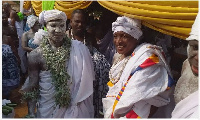 Chiefs and people of Klikor have out-doored their new “Awadada” (Warlord), Torgbi Afadi