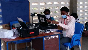 Despite the shift to offline registration, there are persistent delays and long queues at centers