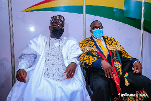 Mahamudu Bawumia with Speaker Alban Bagbin