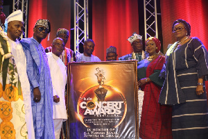 Some dignitaries at the Tribute Concert and Awards