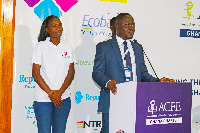 Mr Alfred Aryee, Partner at MAP speaking at the ACFE Conference