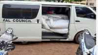 van containing smuggled cocoa