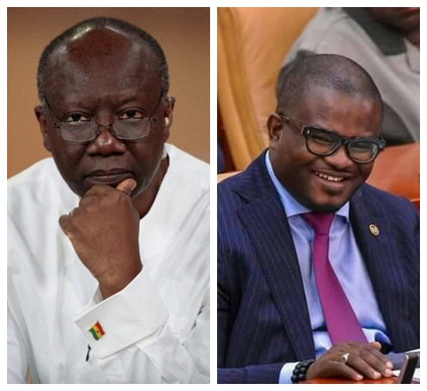 Finance Minister, Ken Ofori Atta and dismissed Charles Adu Boahen