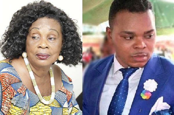 Veteran actress Maame Dokono and Bishop Daniel Obinim