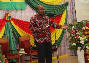 John Mahama Addresses Pastors