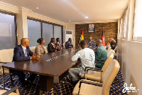 John Dramani Mahama a meeting with the National Tenants Union