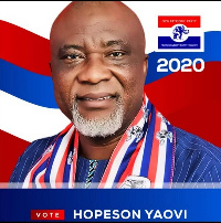 Hopeson Yaovi Adoy, NPP Parliamentary candidate for Kpone-Katamanso