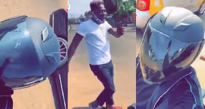 Shatta Wale met Stonebwoy in town