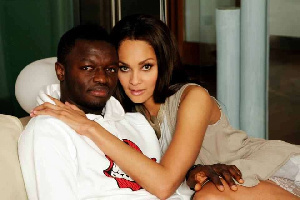 Sule Muntari with Menaye Donkor