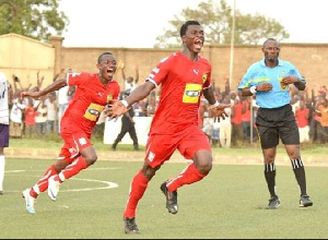 Rashid Sumaila whiles playing for Asante Kotoko in 2012/2013 Season.