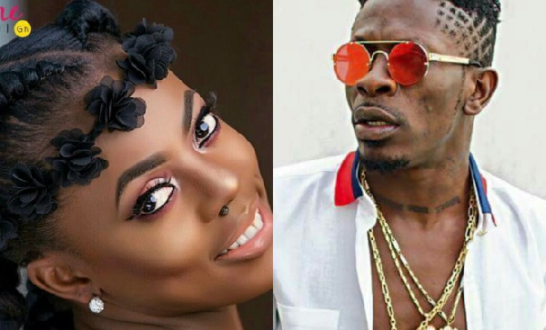 Nana Aba Anamoah and Shatta Wale