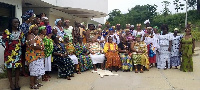 A photo of Queenmothers who participated in the workshop