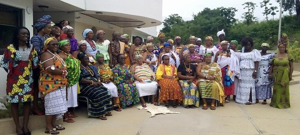 A photo of Queenmothers who participated in the workshop