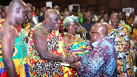 President Nana Akufo-Addo and Osagyefo Amoatia Ofori Panin II