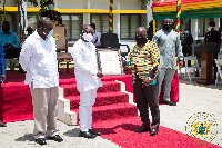 President Akufo-Addo (R) and Finance Minister, Ken Ofori Atta (L)