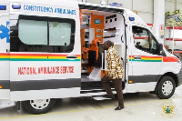 The ambulances will help boost emergency health care in Ghana