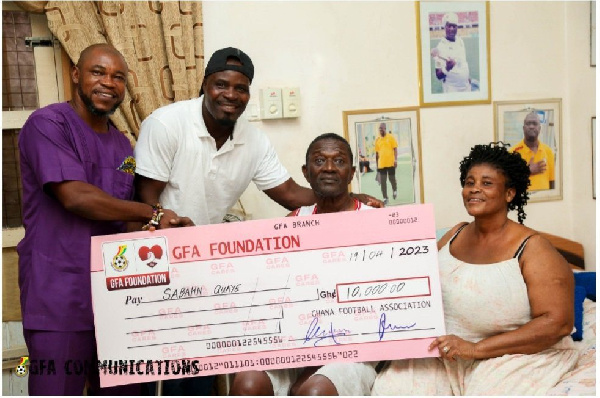 GFA Foundation donates to Sabahn Quaye and Thomas Quaye