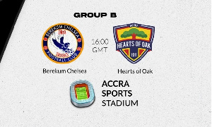 Berekum Chelsea Hearts Oaak