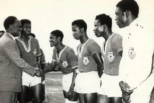 Dr. Nkrumah was a guest of honour at the first leg