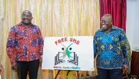 President Nana Addo Dankwa Akufo-Addo with Vice President Dr. Mahamudu Bawumia