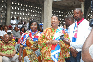 Mrs Akufo-Addo addressing the traditional leaders