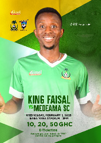 King Faisal Football Club and Medeama SC will face off on Wednesday