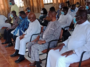 Some of the NPP Executives at the Ga Mantse palace