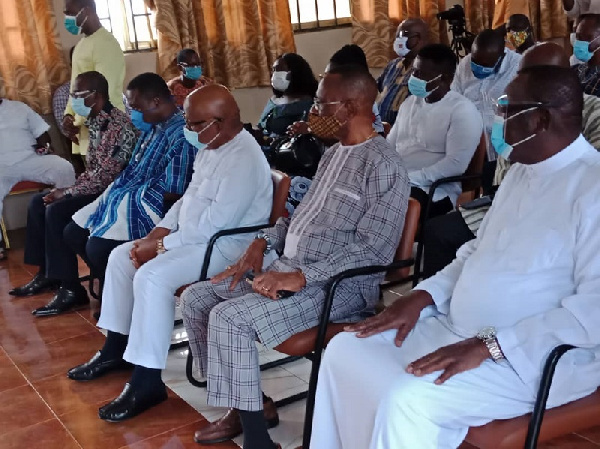 Some of the NPP Executives at the Ga Mantse palace