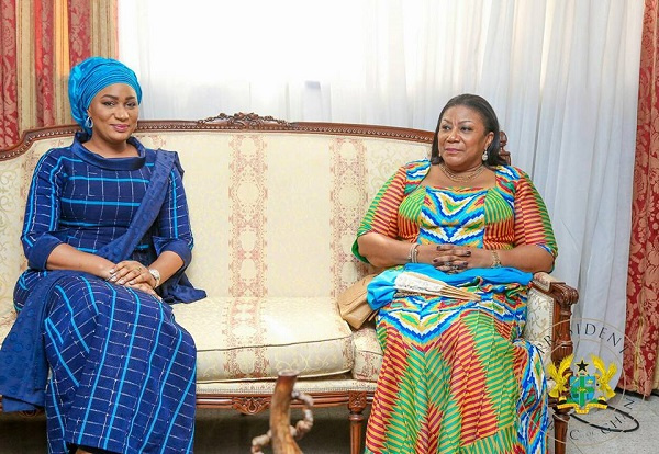 First and Second ladies, Rebecca Akufo-Addo and Samira Bawumia