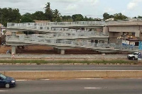 The newly constructed Adenta-Madina footbridge