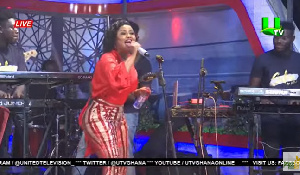 Nana Ama McBrown in action on United Showbiz