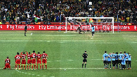 Ghana lost to Uruguay at the quarter-finals of the 2010 World Cup