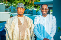 Dr. Abdul Razak Toure with the Kebbi Governor