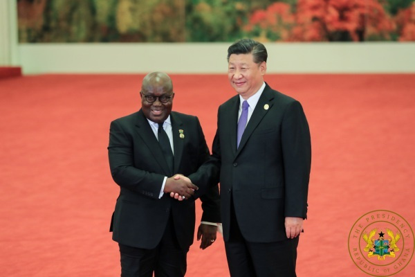 President Nana Addo Dankwa Akufo-Addo and Chinese President Xi Jinping