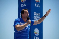 The leader of South African main political opposition party, John Steenhuisen