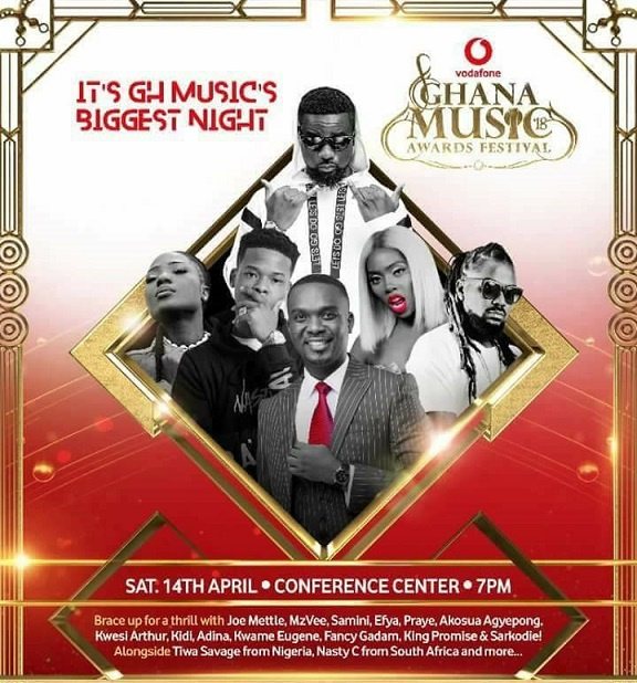 Artistes performing at this year's VGMAs