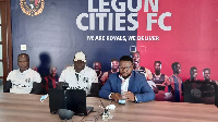 Legon Cities new coach, Bashiru Hayford(M)